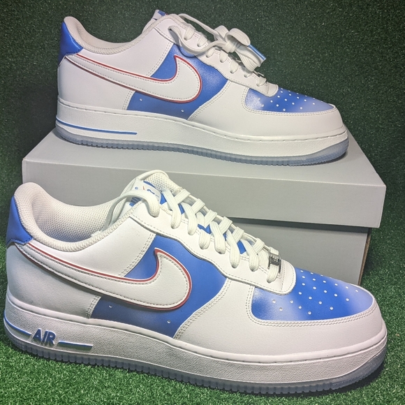 Nike Air Force 1 '07 Low Pacific Blue - Picture 1 of 5
